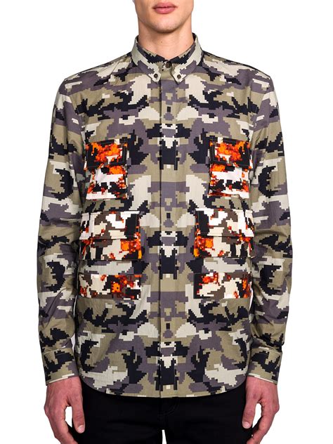 givenchy camo shirt